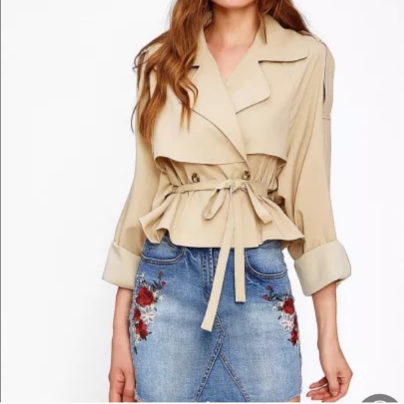 Jackets & Blazers - Oversized cropped jacket